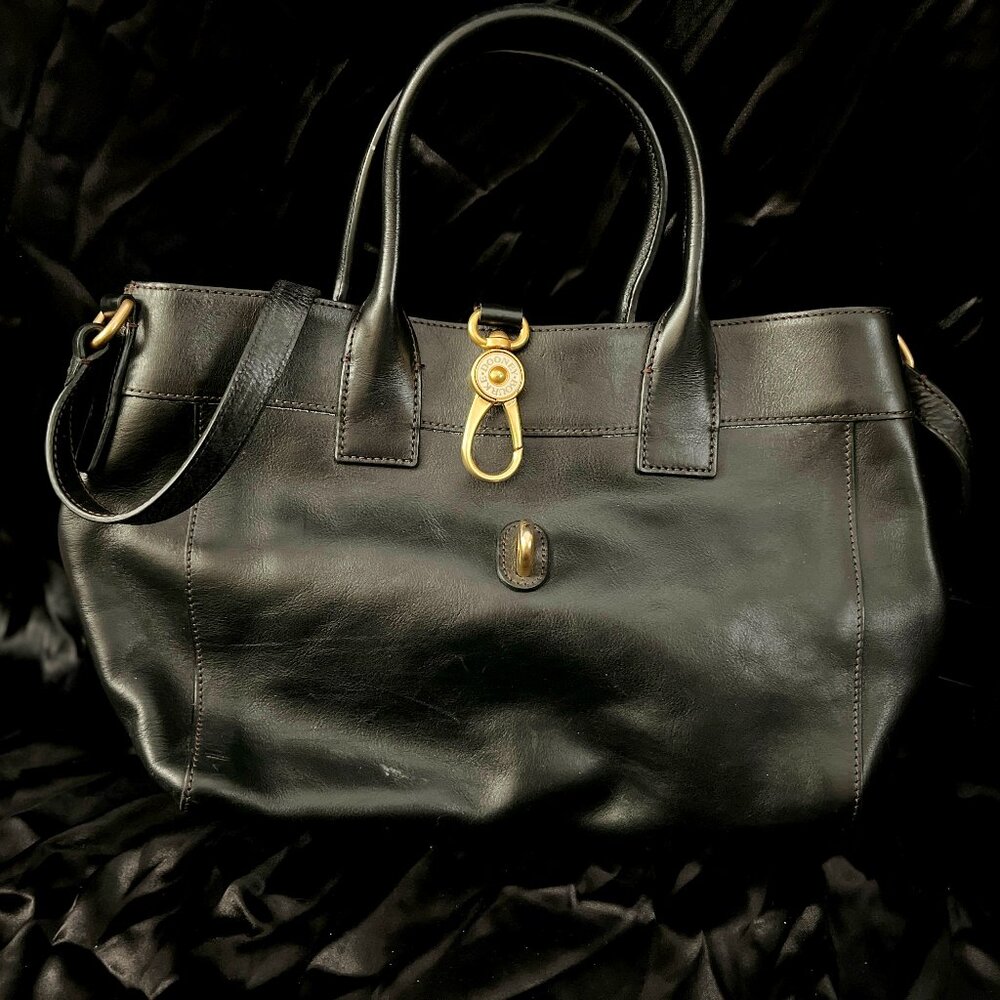 Authentic Dooney and Bourke black shoulder bag briefcase